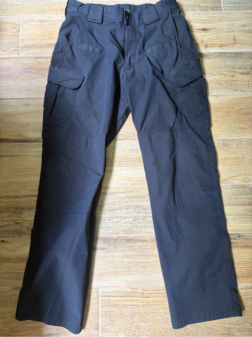 Men's Navy Blue Cargo Pants - Durable Workwear